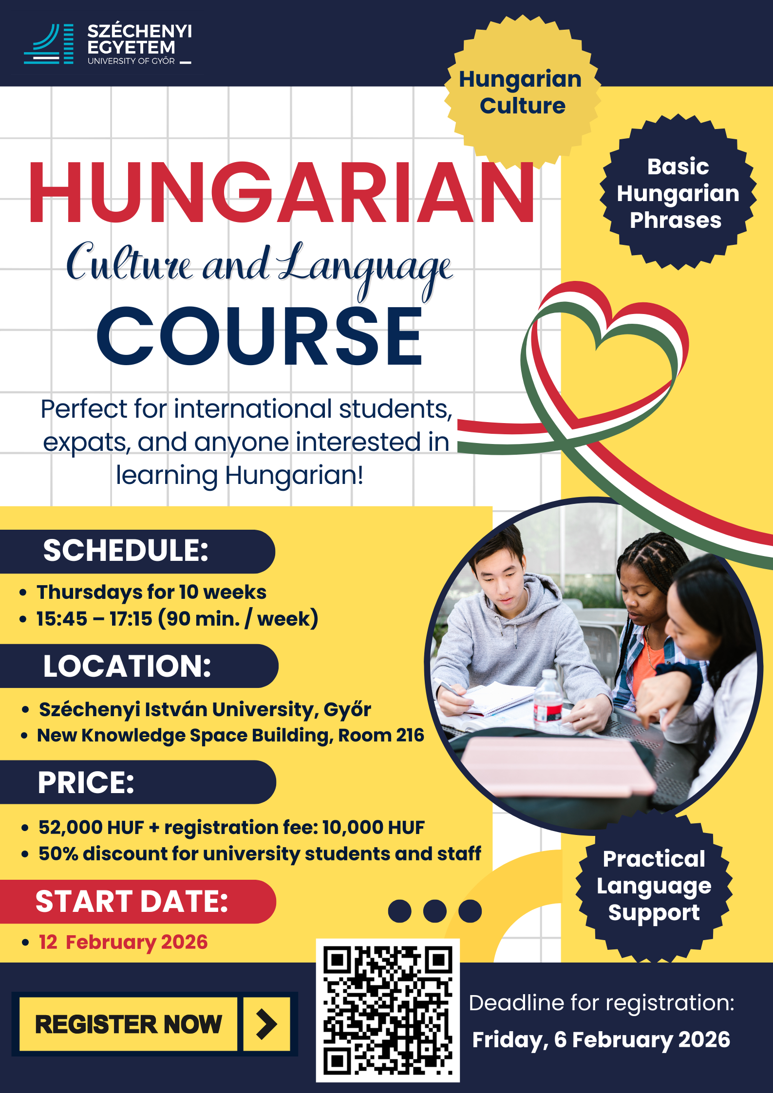 Hungarian Culture and Language Course 2026 Spring